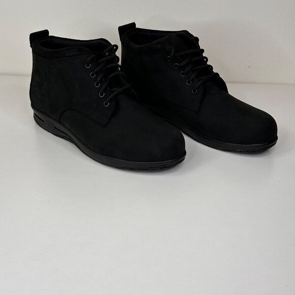 SAS Women's Gretchen Black Moon Dust Chukka Boots 10.5S Nubuck Lace-Up - Picture 3 of 11